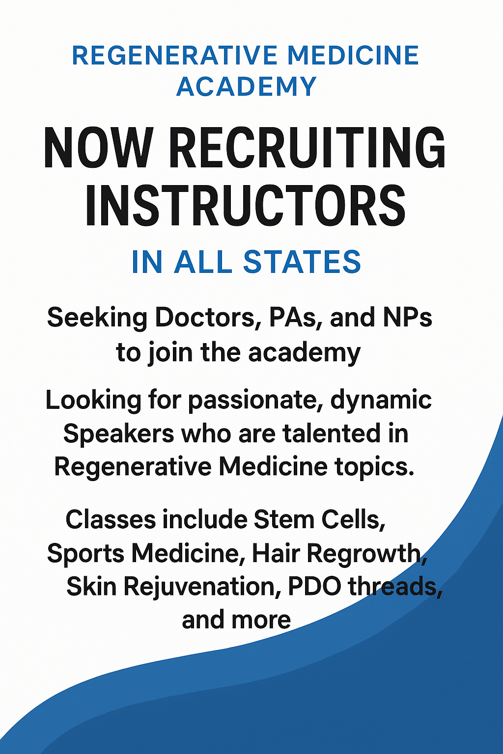 Regenerative Medicine Academy