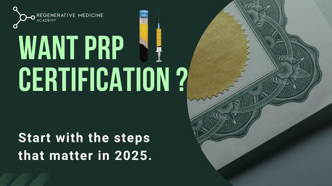 PRP certification course promotion