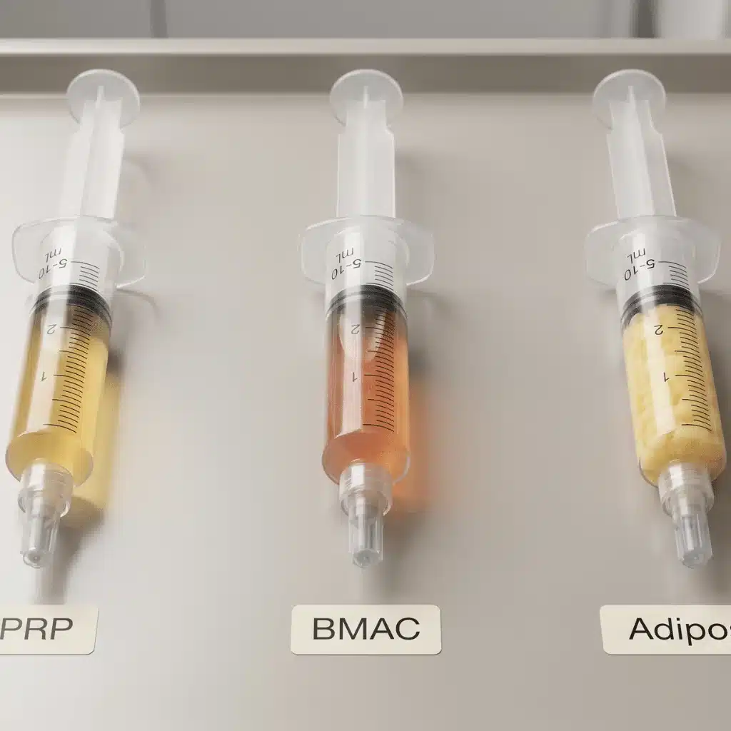 Prp vs. Bmac vs. Adipose: comparing orthobiologic treatment options