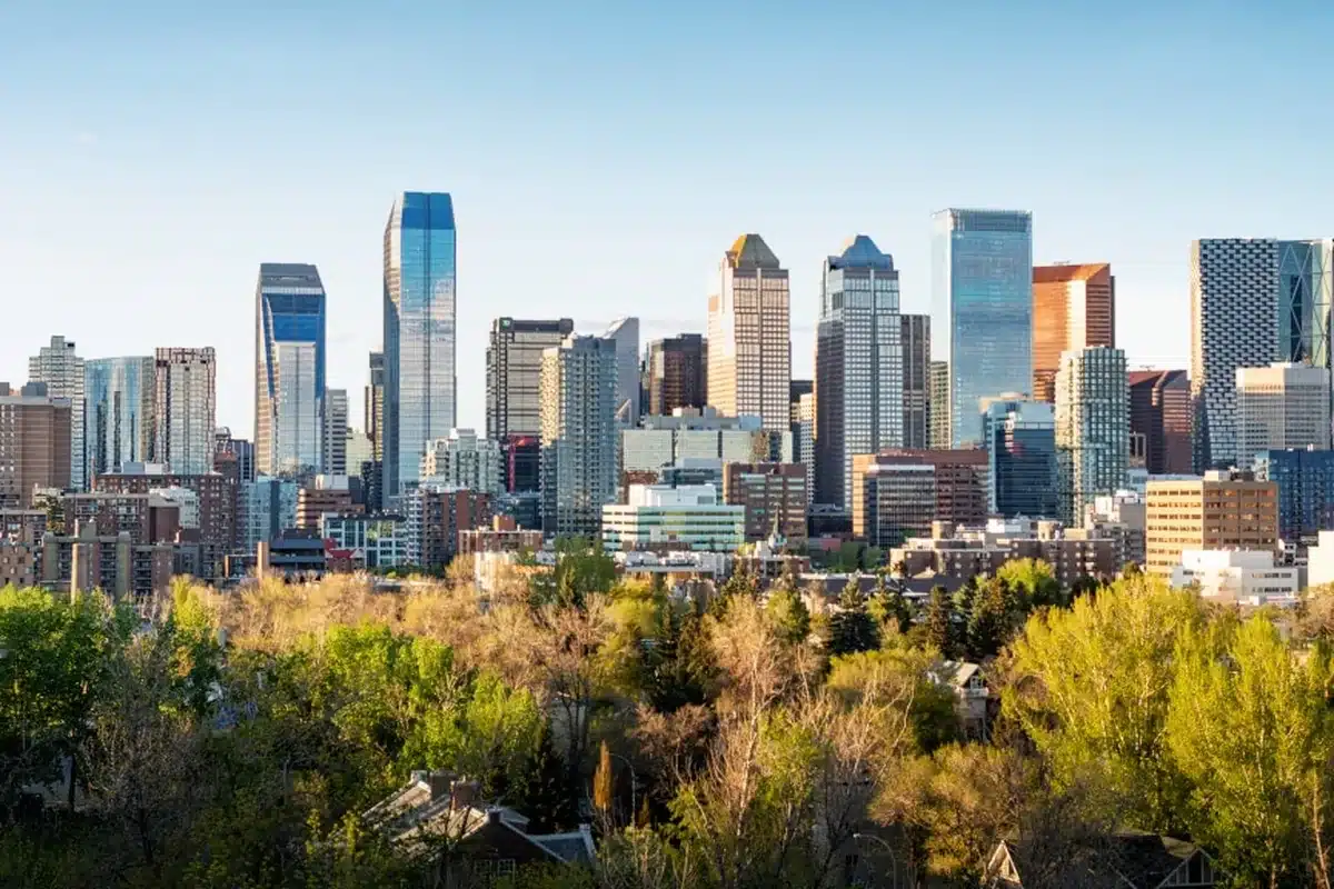 Downtown calgary skyline