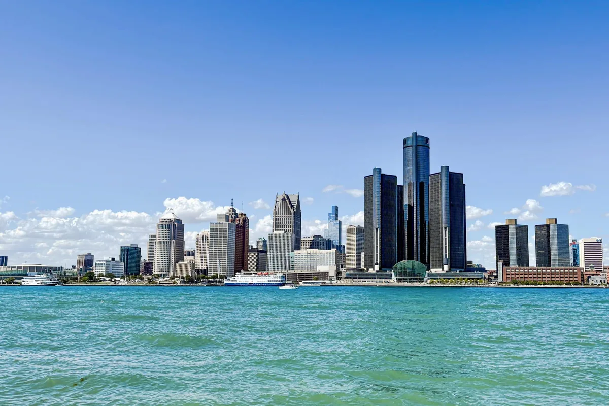 Regenerative Medicine Training In Detroit, Michigan 5 Downtown detroit skyline seen from windsor across the river
